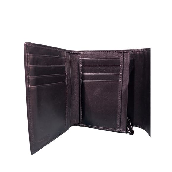 Coach Signature Canvas trifold Wallet - Picture 3 of 7